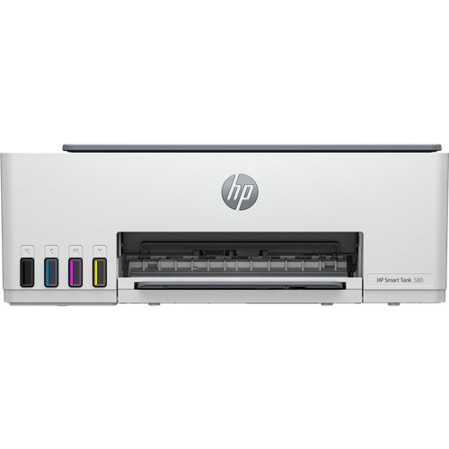 Многофункциональное печатающее устройство HP Smart Tank 580 AiO Printer (p/c/s, A4, 4800x1200dpi, CISS, 12(5)ppm, 1tray 100, USB2.0/Wi-Fi, cartr. 18,000 pages black & 6,000 pages color in box) (1F3Y2A#671)