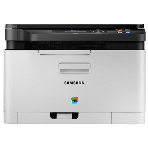 МФУ лазерное Samsung Xpress C480, цветн., A4, серый/черный