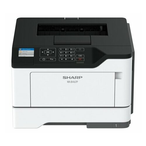 Принтер SHARP MXB467PEU A4, 44 стр мин, Ethernet, стартовый комплект РМ, дуплекс