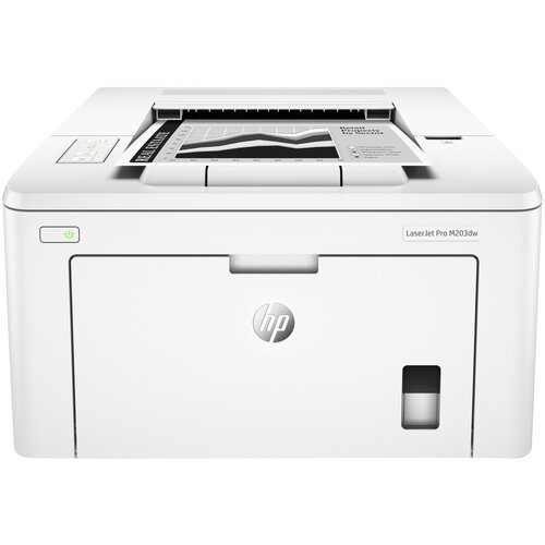 Принтер лазерный HP LaserJet Pro M203dw, ч/б, A4, белый