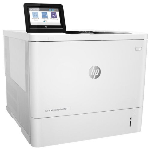 Принтер лазерный HP LaserJet Enterprise M611dn, ч/б, A4, белый