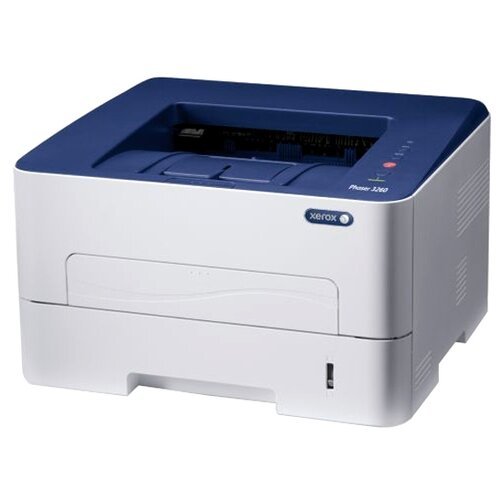 Принтер лазерный Xerox Phaser 3260DNI, ч/б, A4, белый/синий