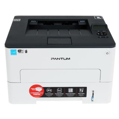 Принтер лазерный Pantum P3010DW, ч/б, A4, белый/черный