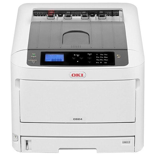 Принтер лазерный OKI C824dn, цветн., A3, белый