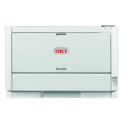 Принтер лазерный OKI B432dn, ч/б, A4, белый/серый