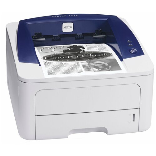 Принтер лазерный Xerox Phaser 3250DN, ч/б, A4, белый/синий