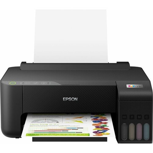 Epson Принтер Epson L1250 {4-цветная струйная печать, A4 , печать фотографий, wi-fi} (C11CJ71405)