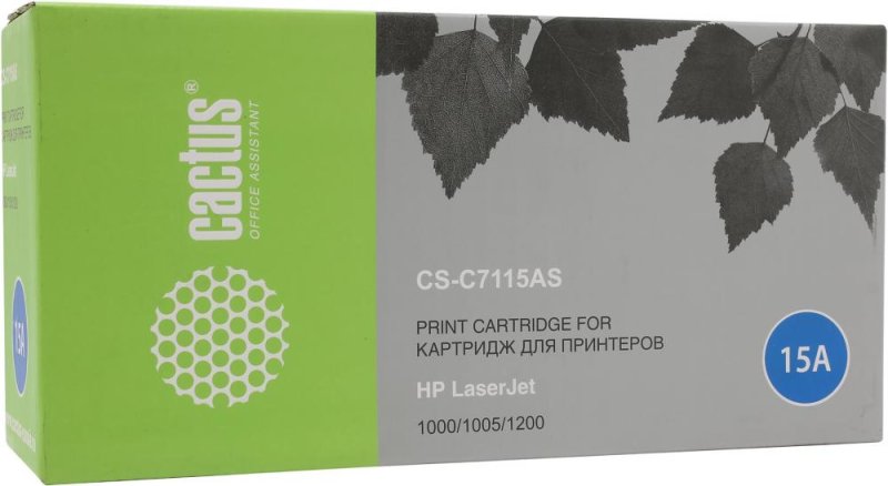 Cactus CS-C7115AS для HP Laser Jet 1000/1005/1200 (черный)