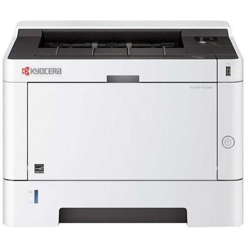 Принтер лазерный KYOCERA ECOSYS P2235dn, ч/б, A4, белый/черный