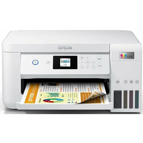 МФУ струйное Epson L4260, цветн., A4, белый