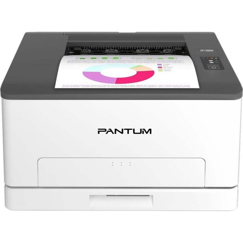Принтер лазерный Pantum CP1100DW A4 Duplex Net WiFi белый