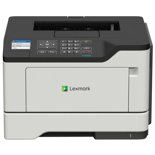Принтер лазерный Lexmark MS621dn, ч/б, A4, белый/черный