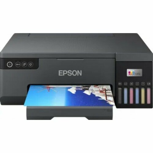 Принтер струйный Epson L8050 (C11CK37405), (A4, 6 цветов, 22 стр/мин, 5760x1440 dpi, USB, WiFi)