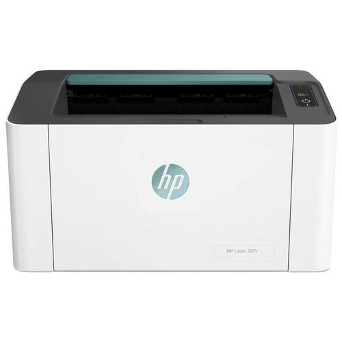 Принтер лазерный HP Laser 107r, ч/б, A4, белый/черный